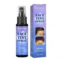 30ml 레이스 색조 스프레이 남성과 여성을 오래 지속되는 천연 본드 접착 헤어 피스 용 갈색 무스, CN_30ml