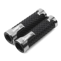 바이크 오토바이그립 오토바이 핸들 바 핸드 그립 엔드 22mm 베스파 GTS GTV LX LXV 스프린트 프리마베라 50 125 150 250 300ie, [04] Titanium