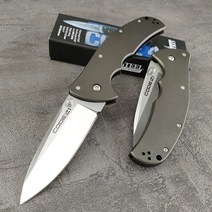 스로잉나이프 콜드 스틸 코드 4 접이식 나이프 야외 포켓 나이프 사냥 전술 다용도칼, 없음