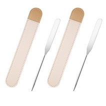 다온마켓 프리미엄 스테인레스 파운데이션 메이크업 스파츌라2P, 1팩