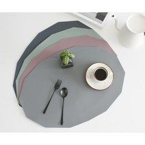 내후성좋은 카페분위기 실리콘 식탁매트 책상깔개 식탁깔판 식탁타일, 다크핑크