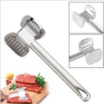 고기 다지기 연유기 다기능 고기 망치 양면 느슨한 Tenderizers 휴대용 스테이크 돼지 도구 1 개 알루미늄