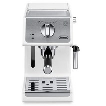 드롱기 가정용커피머신 Delonghi 15Bar Electric Coffee Maker Espresso Machine Home Small Semi-Automatic High Pre, [01] ECP33.21.W