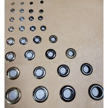 5호 아일렛/하도메 4가지컬러 30set (가죽공예장식), 니켈