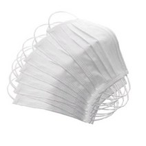 리빙블링 마스크 3중 필터 일회용마스크 부직포 화이트, 100개