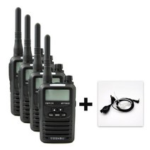 민영정보통신 MYT-0033 고성능 생활무전기+정품이어마이크 포함 4대세트
