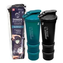 RMX829485씨밀렉스 쉐이커 보틀 750ml -H/텀블러/물통/파우더보틀/물병/휴대용보틀/다기능보틀/다용도보틀, 블랙