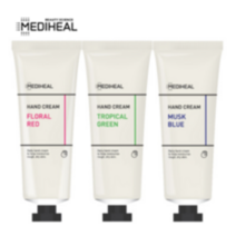 mediheal 메디힐 손애다 고보습 핸드크림 3종세트 (머스크블루+플로랄레드+트로피컬그린 각 50ml)