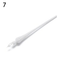 안전한 패키지 빈티지 유리 딥 펜 홀더 서명 필링 잉크 만년필 수제 1 개, A7