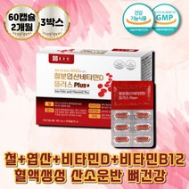 헴철 비타민B12 구리 엽산 대사 뼈 영양제 철분운반 글루콘산동 비타민d3 비타민e 구연산삼나트륨 구연산 빙초산 세포 보호 에너지 생성 철분제 혈액생성 비타민d 구연산