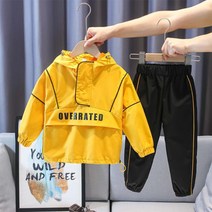 RT-03 아동 아노락 찍찍이 밴딩 트레이닝복 상하의 SET 남여 공용 츄리닝 세트 키즈 운동복 시보리
