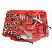 스피드툴 탭 답부 다이스 고마 핸드탭 나사 탭다이스세트, 탭다이스세트(고급형)-40PCS