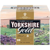 Yorkshire Tea 골드 티백 요크셔 차 영국홍차직구 160개, 11개