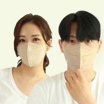 에이앤피황사방역마스크 KF94 컬러마스크 새부리형 중형 대형 베이지 살색 100매, 에이앤피 베이지색 대형 50매+중형 50매
