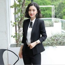 면접 여성 슈트세트 블랙자켓 오피스룩 정장세트
