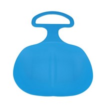 눈썰매 어린이 스노우 보드 스키 겨울 야외 스포츠 두꺼운 플라스틱 모래 잔디 썰매 눈 Luge 스케이트, [01] 파란