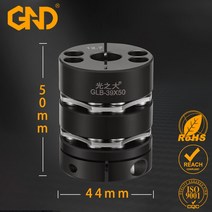 모터 커플링 스테인레스 스틸 D56 L64 더블 다이어프램 커플 링 탄성 커넥터 볼 스크류 스텝 서보 인코더 컴퓨터, 21 18x22