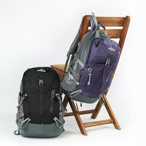 쿠션등판 매쉬 통기성 편안한 등산가방 산악 라이딩 백팩 트레킹배낭 등산모임, 레드