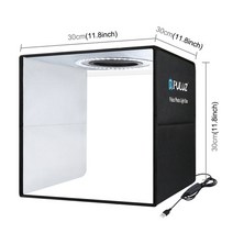 포토부스 누끼보드 사진배경판 puluz 라이트 박스 사진 소프트 박스 촬영 텐트 상자, 블랙 30cm