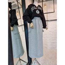 [반다리] 기모 건빵 쭈리 스커트