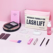 누아토 셀프 속눈썹 펌 키트 착한세트 11종 파마 10회 세트 속눈썹 펌 재료 알루미늄 튜브 펌제