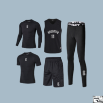 [셀틱스져지] 지그젠 카이리어빙 유니폼+이너웨어 셋트 농구 져지 NBA 나시 반바지 농구복 세트