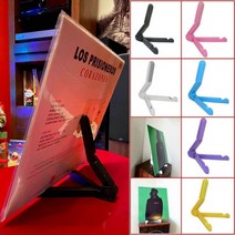 lp수납장 레코드 디스플레이용 접이식 desgin 턴테이블 홀더lp 비닐 턴테이블 스탠드화이트 블랙 옐로우 블루 핑크 퍼플, 푸른