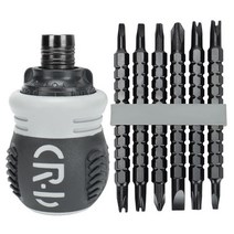 라쳇 양용 미니 소형 길이조절 주먹 CRV 드라이버, 세트