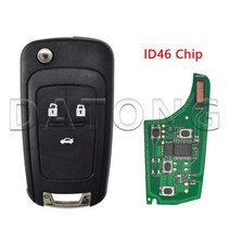 자동차키 Datong 세계 자동차 원격 키 쉐보레 크루즈 올랜도 말리부 아베오 스파크 315433 MHz ID46 칩 스, 02 3BT_02 434 Mhz