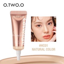 컨실러 o.two.o 크림 타입 4색 방수 라이트 풀 커버리지 다크 서클 얼굴 흉터, hc01 내츄럴 컬러