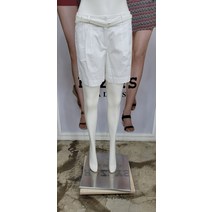 헤지스 여성 S/S 화이트 벨티드 면혼방 반바지(HSPA 0B305WT)(147547 )