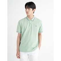 [빈폴]라이트 그린 쿨맥스 티핑 반팔 칼라 티셔츠(BC2642A11L)