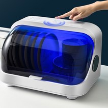 가정용 주방 소형 UV 자외선 식기 건조기 살균기, 화이트
