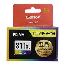 365정품캐논 PG810XL CL811XL PG810 CL811 MP486 MX366 MP287 정품잉크, 1개, CL-811XL대용량칼라