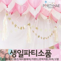 (주)파티해 생일파티 장식용품4 N-R - 모자 생일가면 왕관 토퍼 태슬 종이등, Q02_홀로그램태슬캐노피-허니골드