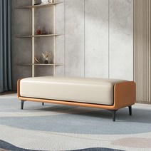 좁은거실 등받이없는 미용실 쇼파 침대벤치, B.100x40x45