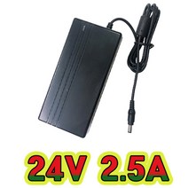 순흥전기 어댑터 24V 2.5A 접지형(INLET) SMPS 2500mA 어댑터 아답터 직류전원장치, 24V 2.5A 어댑터+ 전원선 AC코드