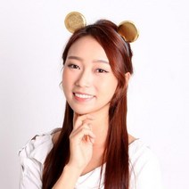 [S]깜찍이 미키머리띠 (골드), 실버