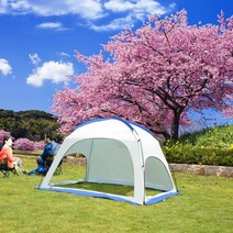 야외 캠핑용 텐트 소형 방수 멀티 텐트, KT-007B, 하늘색