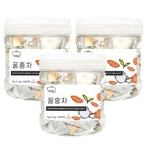 권뱅푸드 프리미엄 꿀홍차 티백 50티백 대용량 고급용기형, 3통