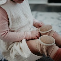 썬데이허그 아기 에어쿠션 무릎보호대, 올리브그린