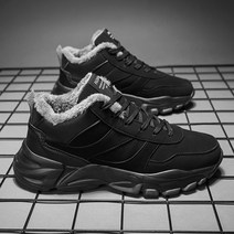 라이딩부츠 바이크 오프로드 숏부츠 오토바이 남성 부츠 겨울 신발 남성 신발 따뜻한 모피 스노우 부츠 발목 겨울 부츠 남성용 플러시 겨울 스니커즈, 39, 풀 블랙