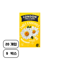 런던앤후르츠앤허브 스위트 캐모마일, 1.5g, 180개입