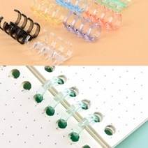 투명 루즈링 스프링 셀프 제본 플라스틱, 색상, 파랑