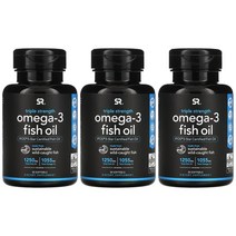 [3통 묶음] 스포츠리서치 rTG 오메가3 피쉬오일 트리플 스트렝스 1250mg 30정 3통 알티지 고약사 EPA 오마비 EPA DHA 도코사헥사엔산 이피에이 에이코사펜타엔산