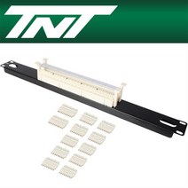 TNT NM-TNT72 허브랙 서버랙 110블럭 50P(1U), 상세페이지 참조