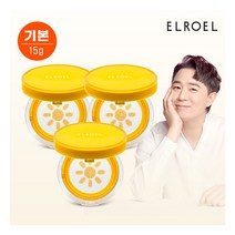 [엘로엘(화장품)] [엘로엘] 1초보정 파데프리 플러스 선쿠션 본품3, 상세 설명 참조, 3개