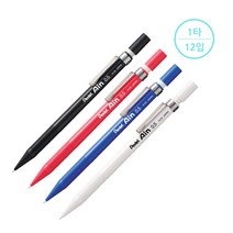 시둥마켓_컬러샤프 필기용 에보니펜슬 필기구 펜슬 플라스틱 모리스펜슬 디자인펜슬 문구용, 레드