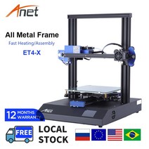3D 프린터 DIY키트 새로운 핫 Anet ET4-X Prusa 자동 로딩 필라멘트 감지 이력서 마이크로 SD 카드 USB 커넥터 3d프린터, 협동사, ET4-X1KG PLA 포함