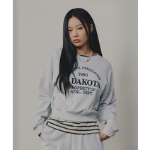 국내매장 정품 스파오 SPAO 크롭 레터 스웨트 셔츠_SPMWC38G01